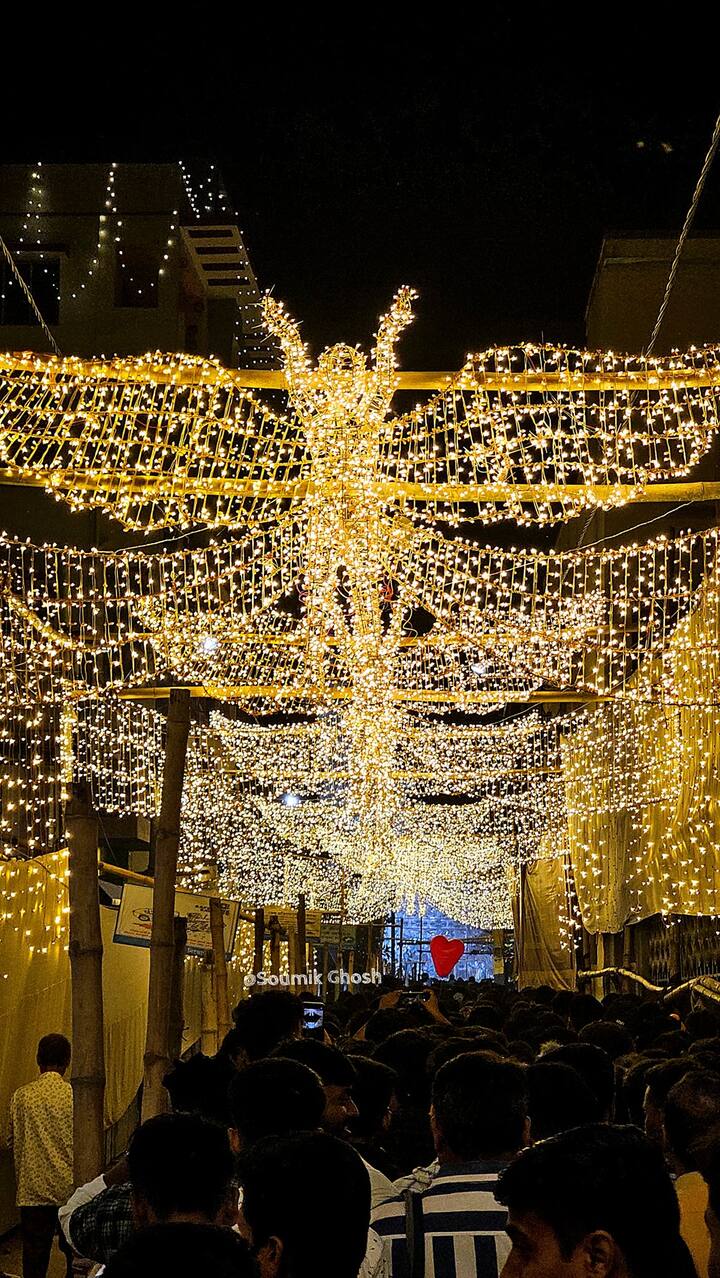 In addition, the festivities showcase the city's rich cultural legacy through lively processions, intricate decorations, and the observance of age-old rituals. (Image Source: Facebook/ Soumik Ghosh)