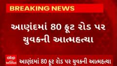 Anand News : આણંદમાં 80 ફૂટ રોડ પર ગળેફાંસો ખાઈ યુવકે જીવન ટૂંકાવ્યું