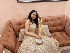 सोनेरी लेहेंग्यात चमकली रकुल प्रीत सिंह, तिच्या किलर स्टाईलने वेधलं लक्ष!