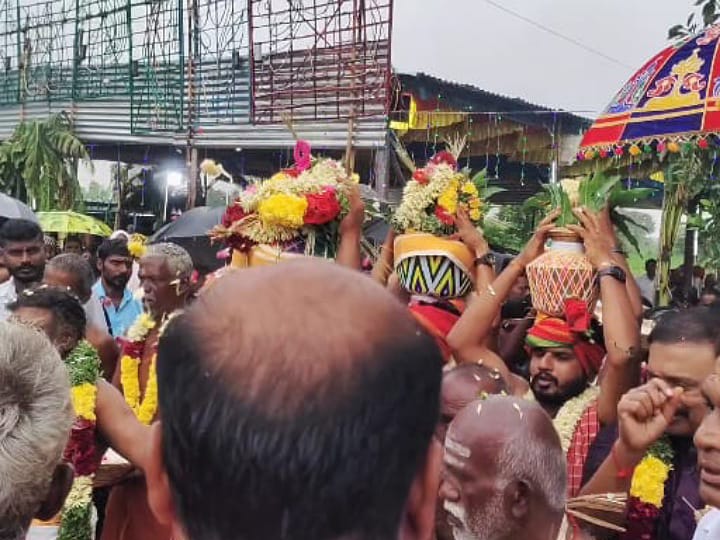 குளித்தலை அருகே மேல வெளியூர் பட்டத்தளச்சி அம்மன் கோயில் குடமுழுக்கு விழா