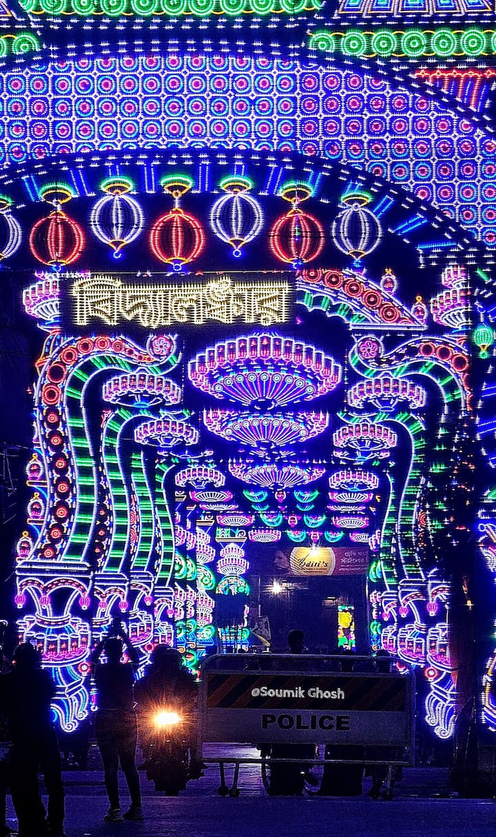 This momentous occasion marks the conclusion of the festivities with enthusiastic participation from the entire community. (Image Source: Facebook/ Soumik Ghosh)