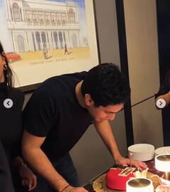 Agastya Nanda Cuts Birthday Cake With The Archies Co-Actor Suhana Khan, Mihir Ahuja - See Pics
