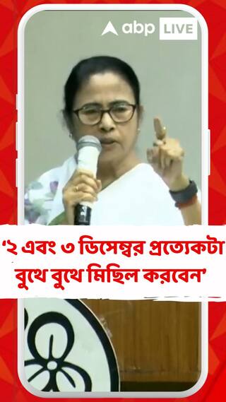 ২ এবং ৩ ডিসেম্বর প্রত্যেকটা বুথে বুথে মিছিল করবেন : মমতা