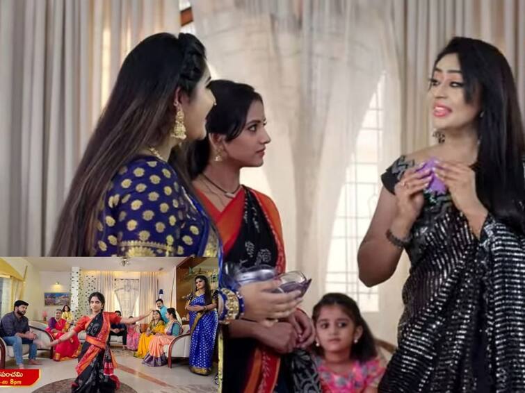 Naga Panchami telugu serial november 23rd episode written update Naga Panchami November 23rd : కరాళి ముందు ప్రత్యక్షమైన మహాకాళి.. తోటి కోడళ్ళు వేసిన ప్లాన్​కి పంచమి బలవుతుందా!