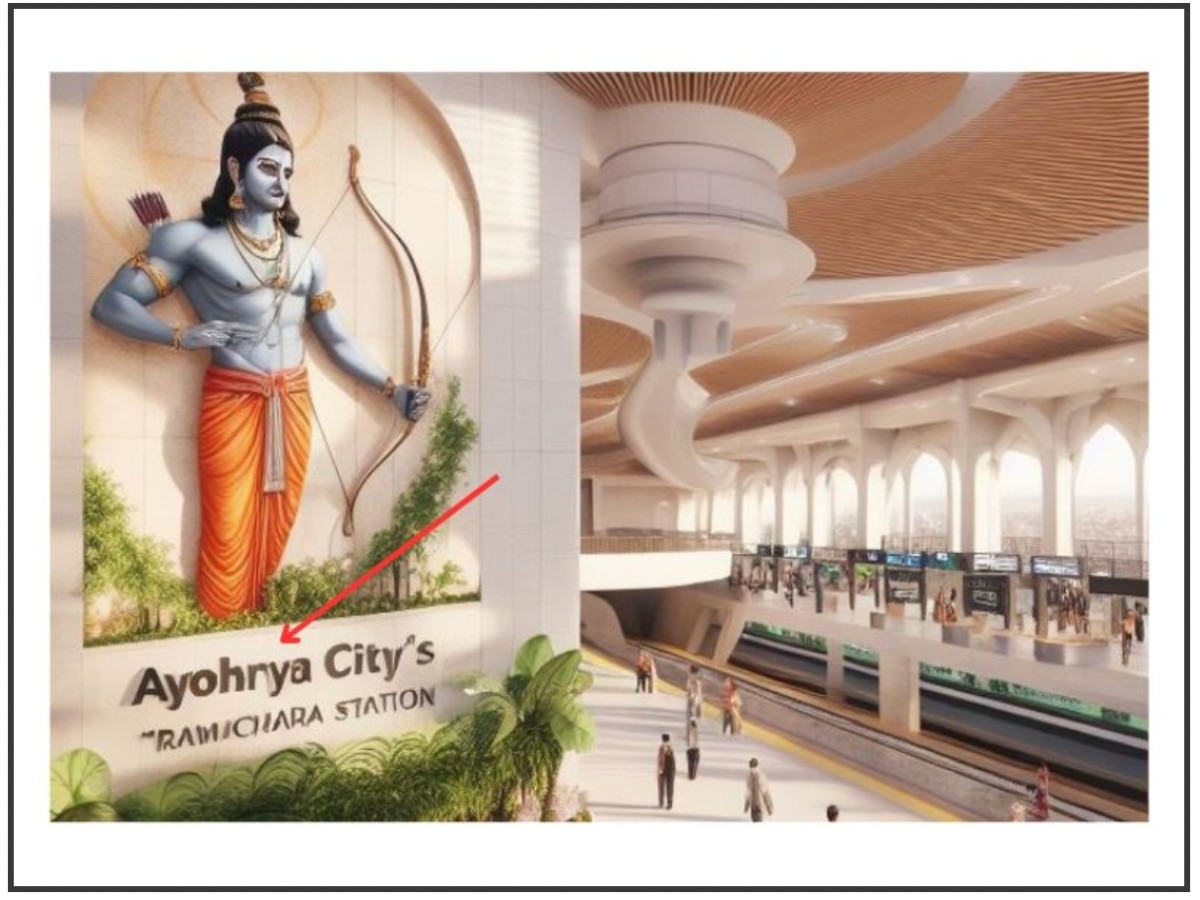 Fact Check: Viral Photos Of 'New' Ayodhya Railway Station Are Fake. They Are AI Images