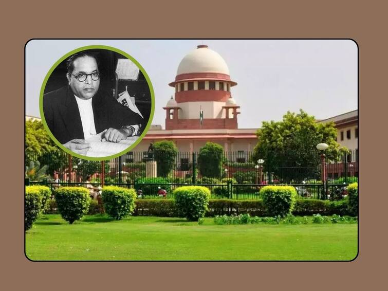 Supreme Court will inaugurate a statue of Dr BR Ambedkar on November 26 which is celebrated as Constitution Day Dr BR Ambedkar Statue : घटनाकार भारतरत्न डाॅ. बाबासाहेब आंबेडकरांच्या साक्षीने सर्वोच्च न्यायालयात 'न्याय' होणार! 26 नोव्हेंबरला संविधान दिनी पुतळ्याचे लोकार्पण