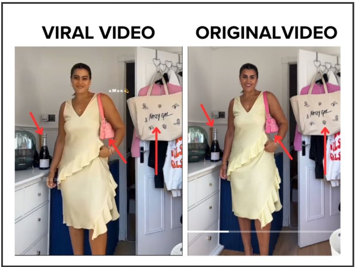 Fact Check: Viral Video Claiming To Show Kajol Changing Clothes On Camera Is A Deepfake