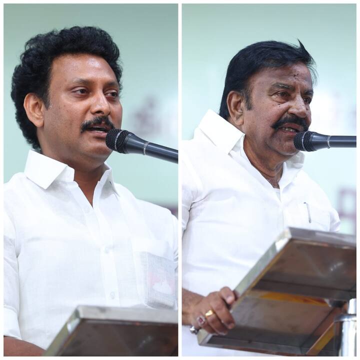 மாணவ, மாணவிகள் மத்தியில் உரையாற்றிய அமைச்சர்கள்
