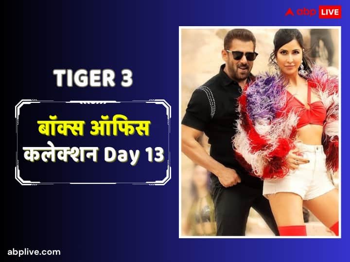 Tiger 3 Box Office Collection Day 13 Salman Khan Film earn 3 crores 50 lakh on second Friday Tiger 3 Box Office Collection Day 13: बॉक्स ऑफिस पर 'टाइगर 3' की दहाड़ पड़ी ठंडी, अब चंद करोड़ कमाने में भी  फिल्म के छूट रहे पसीने, जानें-13वें दिन का कलेक्शन