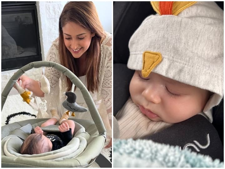 Ileana D Cruz celebrated first thanksgiving with son shared photo with koa Thanksgiving 2023: बेटे के साथ Ileana D’Cruz ने यूं मनाया पहला 'थैंक्सगिविंग', कोआ के साथ शेयर की खूबसूरत फोटोज