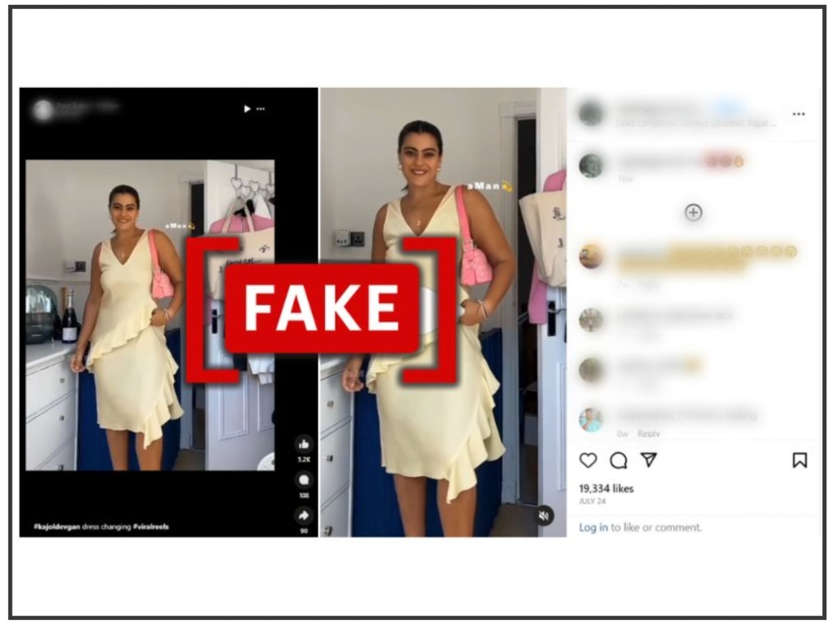 Fact Check: Viral Video Claiming To Show Kajol Changing Clothes On Camera Is A Deepfake