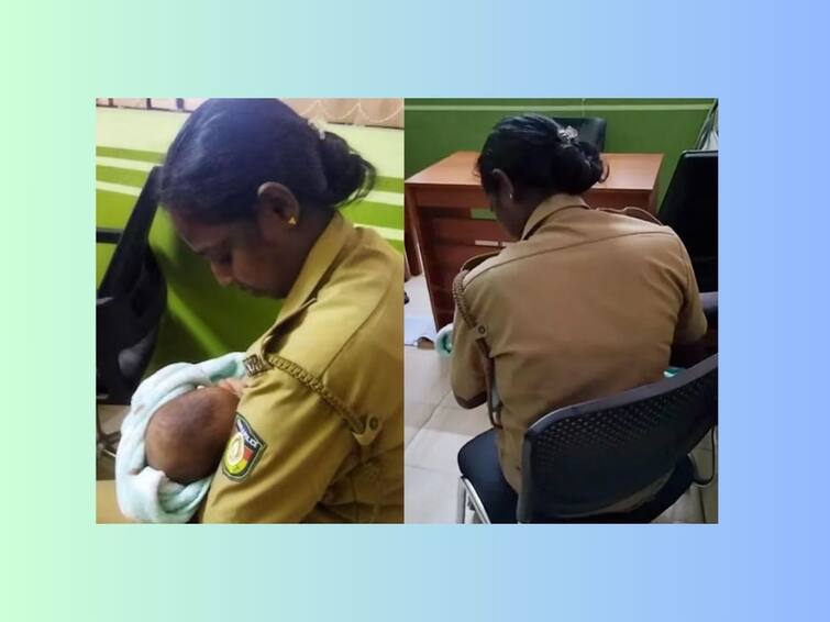 Civil Police Officer MA Arya from Kochi Women Police Station breastfed a hungry four month old baby Kerala Police Officer breastfed : आईपण भारी देवा! बाप जेलमध्ये अन् आई आयसीयूत; चार महिन्यांच्या निष्पाप बाळाला महिला पोलिस अधिकाऱ्याकडून स्तनपान!