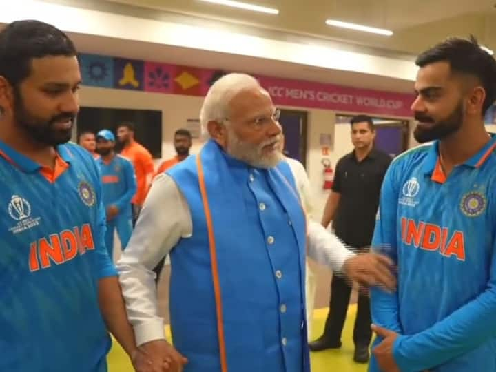 World Cup 2023: भारत की हार के बाद ड्रेसिंग रूम में पीएम मोदी के खिलाड़ियों से मिलने पर रवि…