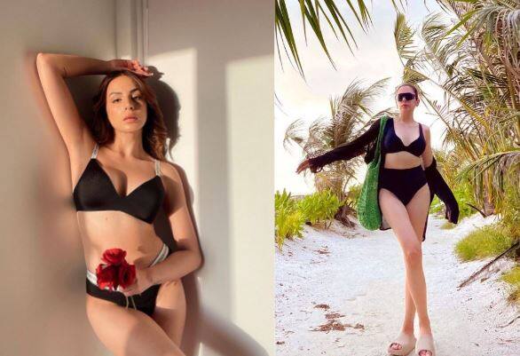 નિતિભા કૌલ પોતાની હોટ તસવીરોને લઈ ચર્ચામાં રહે છે. એક્ટ્રેસ ચાહકો સાથે તસવીરો શેર કરી છે. અભિનેત્રી બિકિની લૂકમાં ખૂબ જ હોટ લાગે છે.