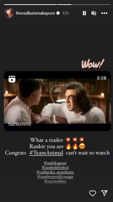 Animal Trailer: आलिया से लेकर करीना तक, Ranbir Kapoor की ‘एनिमल’ का ट्रेलर देख इंप्रेस हुए बॉलीवुड सेलेब्स, बोले- 'फिल्म रिलीज का नहीं हो रहा इंतजार