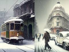 AI Photos : AI ची कमाल, दिल्ली-कोलकात्त्यामध्ये जोरदार बर्फवृष्टी! फोटो पाहून व्हाल हैराण..