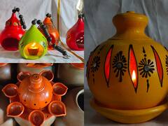 தீபத் திருநாளையொட்டி விற்பனை செய்யப்படும் வண்ணமய விளக்குகள்!