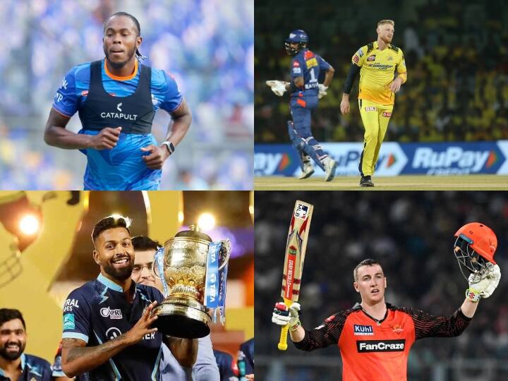 IPL 2024 Auction released list of big players including Ben Stokes, Jofra Archer Sam Curran and Shardul Thakur IPL 2024: जोफ्रा आर्चर से लेकर हैरी ब्रूक तक, इन 10 खिलाड़ियों को रिलीज कर सकती हैं टीमें; कल आनी है लिस्ट