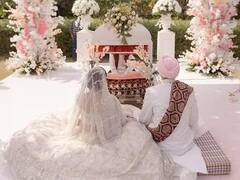 Photos: ભારતીય ક્રિકેટર નવદીપ સૈનીએ કર્યા લગ્ન, જાણો કોણ છે ફાસ્ટ બોલરની પત્ની સ્વાતિ અસ્થાના