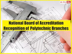 పాలిటెక్నిక్‌ కళాశాలల్లో 16 బ్రాంచిలకు ఎన్‌బీఏ గుర్తింపు, త్వరలో మరిన్ని కాలేజీలకు అక్రిడియేషన్