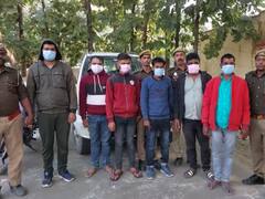 यूपी पुलिस का साइबर ठगों पर शिकंजा, मुख्य आरोपी समेत 6 गिरफ्तार, सफारी गाड़ी सहित कई सामान बरामद