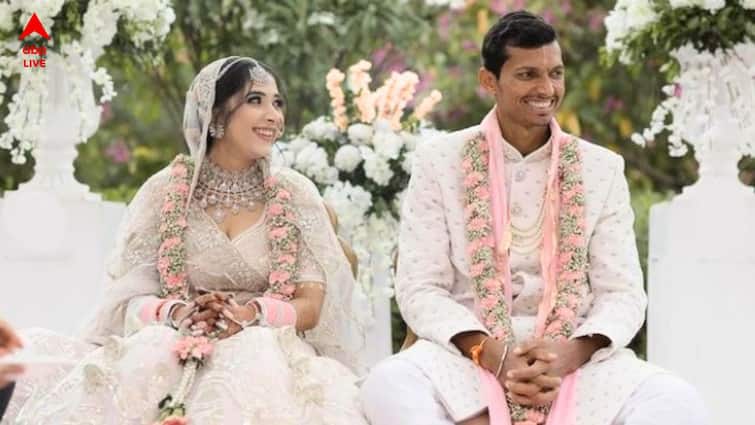 Indian pacer Navdeep Saini marries his girlfriend Swati Asthana, know in details Navdeep Saini: বিশ্বকাপের পরই বিয়ের সানাই বাজল ভারতীয় ক্রিকেটারের বাড়িতে