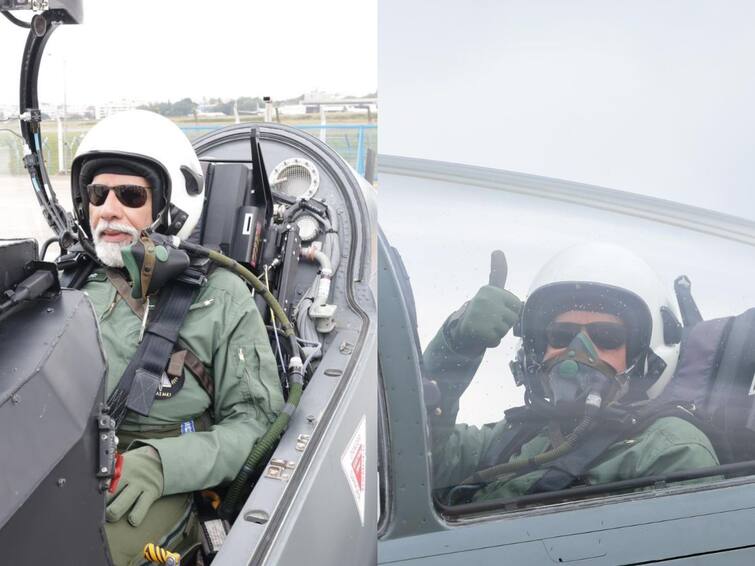 PM Modi Flies in Tejas fighter during visit to Hindustan Aeronautics Limited Bengaluru PM Modi Flies Tejas: తేజస్ ఎయిర్‌క్రాఫ్ట్‌లో ప్రధాని మోదీ చక్కర్లు, గర్వంగా ఉందంటూ ట్వీట్‌