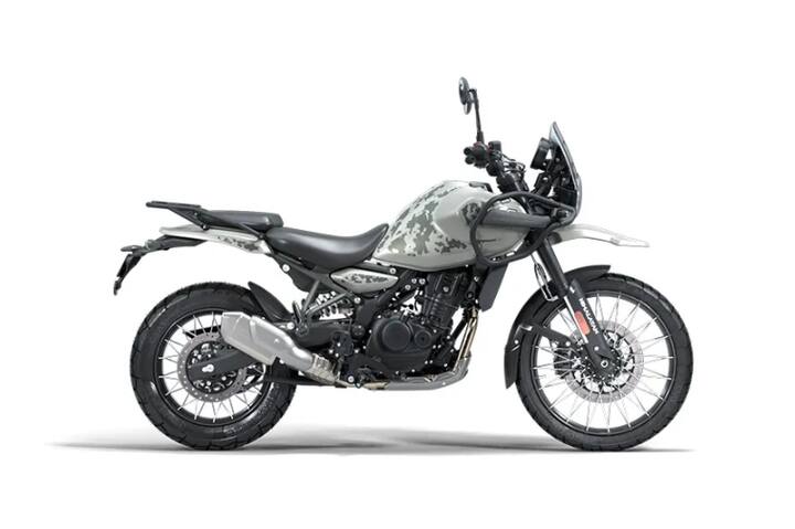 Royal Enfield ने भारतात नवीन हिमालयन 450 च्या बेस व्हेरियंटची किंमत 2.69 लाख रुपये एक्स-शोरूम ठेवली आहे. स्लेट मॉडेलची किंमत 2.74 लाख रुपये आहे.