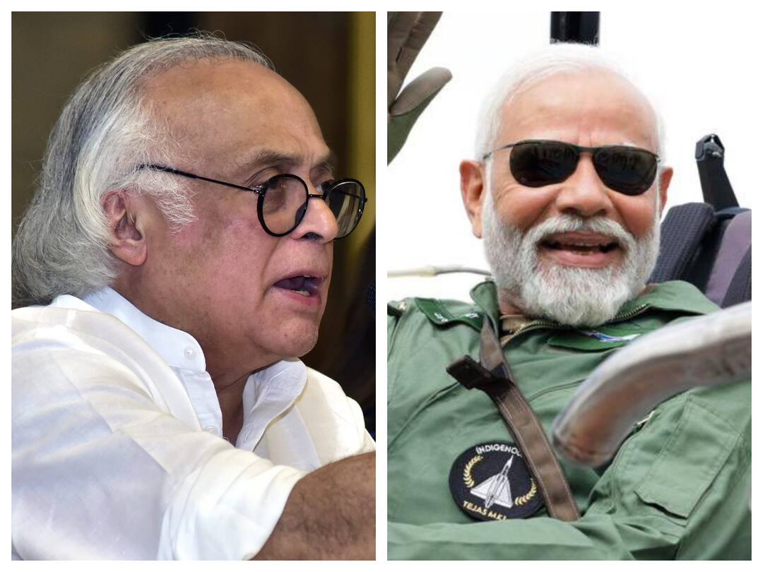 'Master Of Chunavi Photo-Ops': Congress Takes Swipe At PM Modi Over Tejas Sortie Master Of Chunavi Photo Ops Congress Jairam Ramesh Takes Swipe At PM Narendra Modi Tejas Sortie 'Master Of Chunavi Photo-Ops': Congress Takes Swipe At PM Modi Over Tejas Sortie