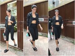 Pics: योगा क्लास के बाद कुछ इस अंदाज में स्पॉट हुईं Ananya Panday, वायरल हुआ एक्ट्रेस का ऑल ब्लैक लुक