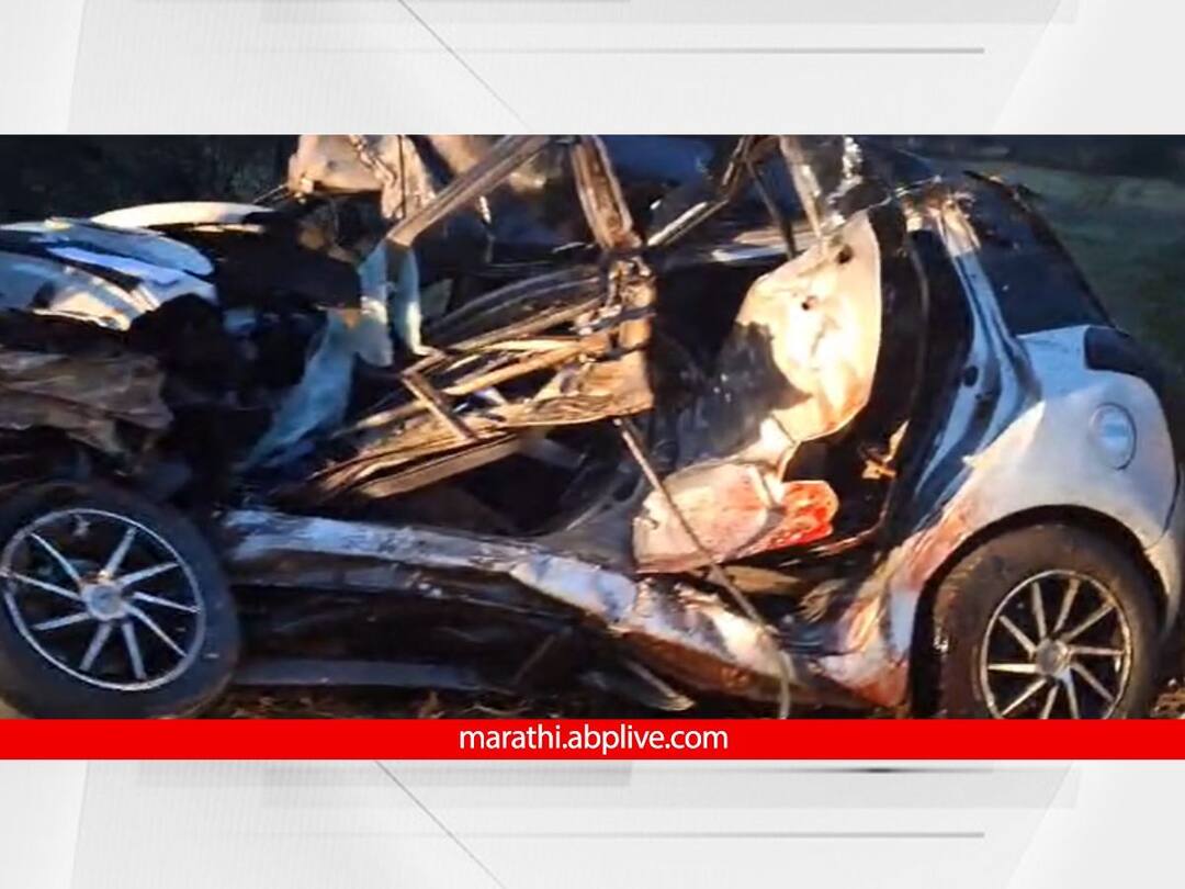 Nashik Accident : मनमाड येवला महामार्गावर कंटेनर-स्विफ्ट कारची समोरासमोर धडक, कारमधील सर्व पाच जणांचा जागीच मृत्यू nashik manmad yeola highway accident container swift car collides all five people in car die on the spot news update Nashik Accident : मनमाड येवला महामार्गावर कंटेनर-स्विफ्ट कारची समोरासमोर धडक, कारमधील सर्व पाच जणांचा जागीच मृत्यू