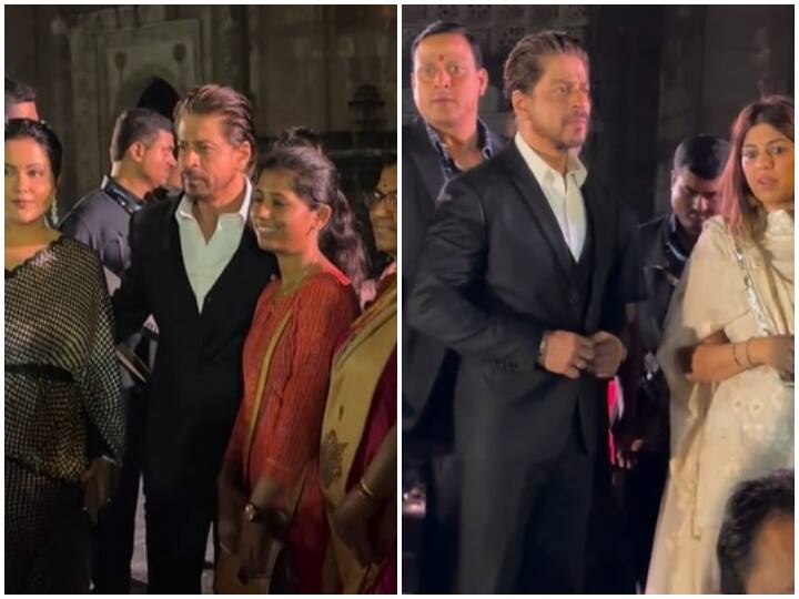 Shah Rukh Khan paid respects to Unsung Heroes Of 26/11 At Gateway of India Watch Video 26/11 के अनसंग हीरोज को श्रद्धांजलि देने के लिए पहुंचे Shah Rukh Khan, सामने आया वीडियो