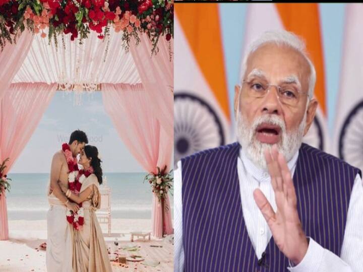 PM Modi Requests Couples To Not Hold Weddings Abroad in Mann ki Baat இது தேவைதானா? வெளிநாட்டில் திருமணம் செய்யாதீங்க... பிரதமர் மோடி கொடுத்த அட்வைஸ்