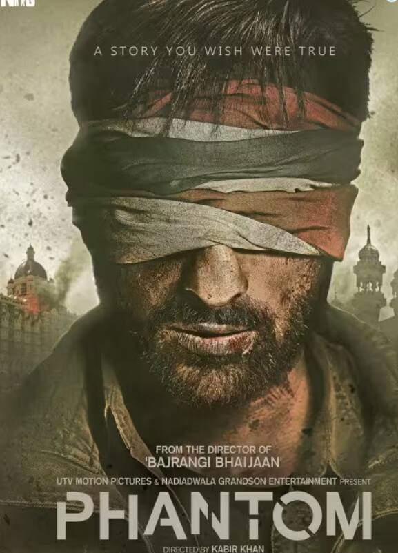 मुंबई हल्ल्यावर आधारित पुस्तक 'मुंबई एवेंजर्स' च्या कथानकावर 'फॅन्टम' या चित्रपटाची निर्मीती करण्यात आली. या चित्रपटात सैफ अली खाननं प्रमुख भूमिका साकारली आहे.
