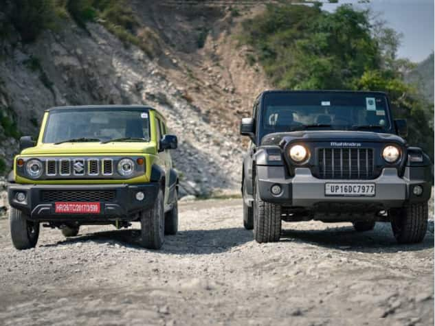 latest auto news mahindra thar mahindra thar sales maruti jimny maruti jimny sales Mahindra Thar Vs Maruti Jimny : Mahindra Thar की Maruti Jimny कोणती गाडी आहे सर्वात ठासू? कोणत्या गाडीची सर्वात जास्त विक्री?