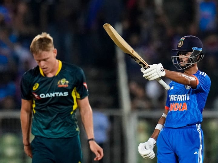 IND vs AUS 2nd T20 Innings Highlights Indian team gave 236 runs target to Australia at Thiruvananthapuram Yashasvi Rinku and IND vs AUS: पहले यशस्वी का तूफान, फिर ईशान ने लगाई मार और अंत में रिंकू ने धोया; ऑस्ट्रेलिया के सामने 236 का लक्ष्य