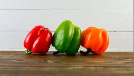 Red Bell Pepper : लाल सिमला मिरचीमध्ये केवळ व्हिटॅमिन सीच नाही तर व्हिटॅमिन ए देखील मुबलक प्रमाणात आढळते.