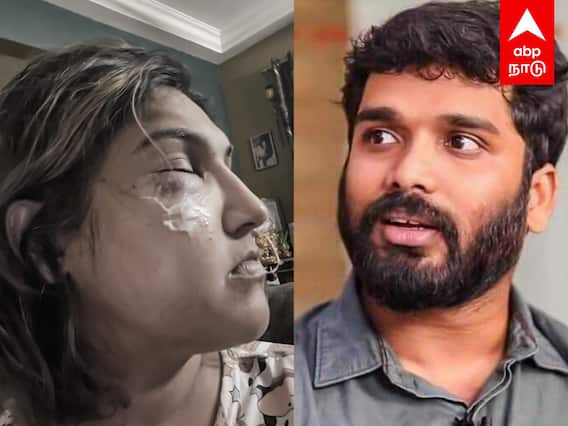 Vanitha attacked | ”ரெட் கார்டா கொடுக்குற” வனிதா முகத்தில் குத்திய பிரதீப் ஆதரவாளர்