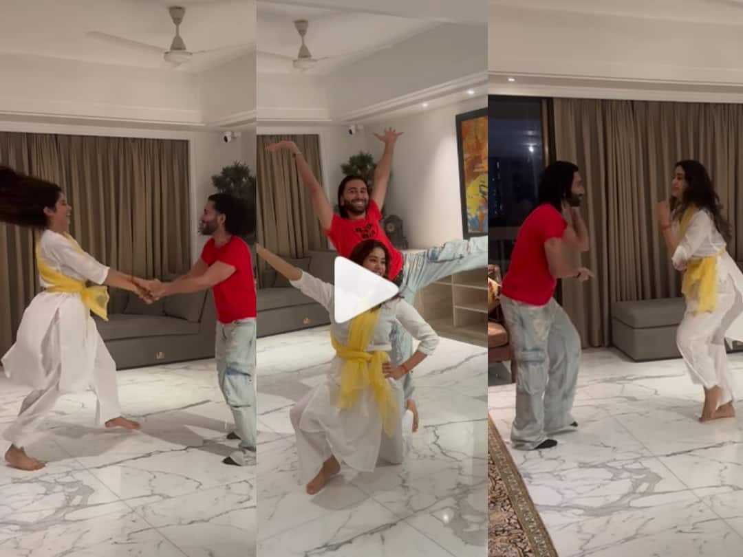 Orry shares video of him dancing to Pinga with Janhvi Kapoor video viral on social media Video : 