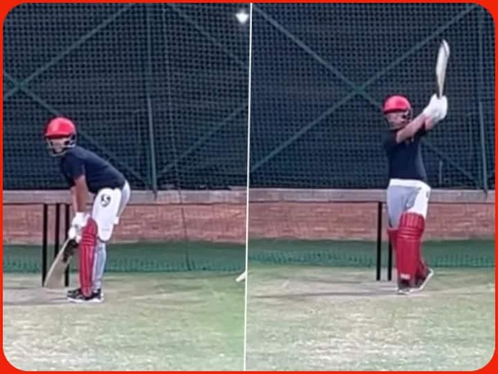 Virender Sehwag's son batting video is viral on social media people said he can be the opener batsman in World Cup 2027 Watch: सोशल मीडिया पर वायरल हुई सहवाग के बेटे की बैटिंग, लोगों ने कहा- '2027 वर्ल्ड कप में ओपनिंग...'