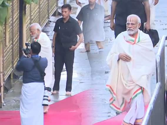 PM Modi Visits Tirumala | తిరుమల శ్రీవారి సేవలో ప్రధాని మోదీ | DNN| ABP Desam