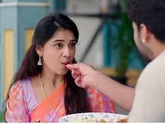 'కృష్ణ ముకుంద మురారి' సీరియల్ : ఒకరికి ఒకరు తినిపించుకున్న కృష్ణ మురారి.. రేవతికి షాకిచ్చిన ముకుంద!