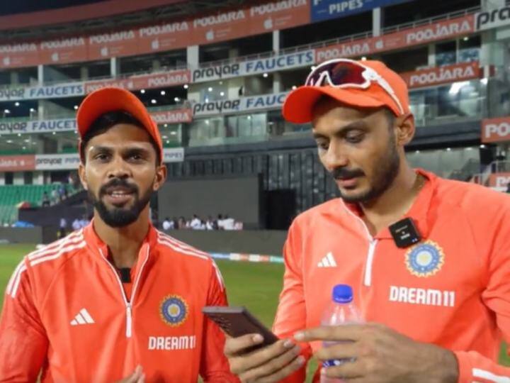 IND vs AUS Ruturaj Gaikwad 60 seconds Match Report distractor Axar Patel Watch: अक्षर पटेल ने ऋतुराज को दिया '60 सेकेंड का चैलेंज', क्या आप 1 मिनट में कर पाएंगे ये काम?