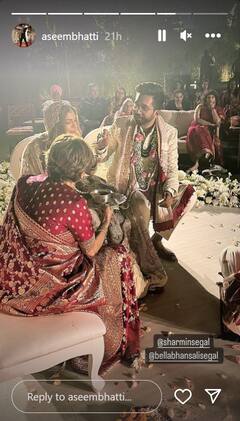 Sanjay Leela Bhansali's Niece Sharmin Segal Ties The Knot With Aman Mehta - See Pics