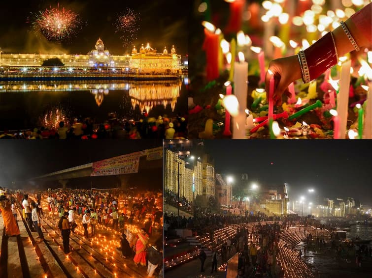 Golden Temple and Varanasi Glow in Light for Guru Nanak Jayanti and Dev ...