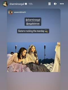 Sanjay Leela Bhansali की भतीजी Sharmin Segal ने अमन मेहता संग की ग्रैंड वेडिंग, सामने आईं दुल्हन की शादी और यूनिक मेहंदी की खास तस्वीरें