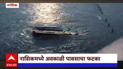 Nashik Rain : नाशिक जिल्ह्याला अवकाळी पावसानं झोडपलं, द्राक्ष बागांचं लाखो रुपयांचं नुकसान