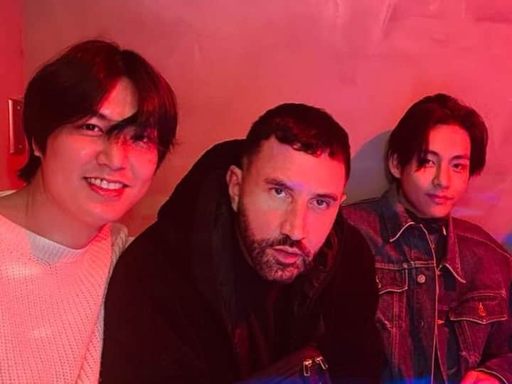 Actor Lee Min Ho, singer Kim Taehyung of BTS, and Lee Jung Jae of Squid Game were among Riccardo Tisci's close friends who accompanied him on a recent visit to the National Museum of Korea.