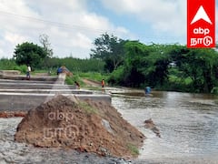 மரக்காணம் அருகே கிடப்பில் போடப்பட்ட பிரதான சாலையின் பாலம் பணி - 5 கிராமத்திற்கு போக்குவரத்து பாதிப்பு