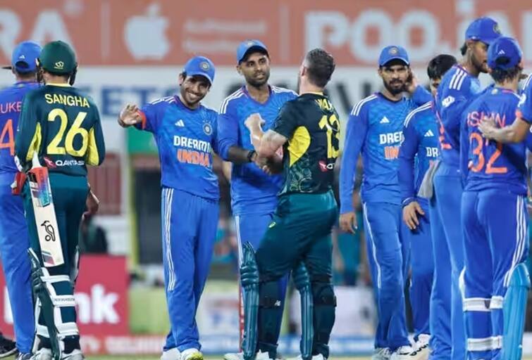 IND vs AUS: Indian team jointly won the most T20 international matches IND vs AUS: આંતરરાષ્ટ્રીય ટી-20 ઇતિહાસમાં ભારતે જીતી સૌથી વધુ મેચ, ઓસ્ટ્રેલિયાને હરાવીને પાકિસ્તાનની કરી બરાબરી